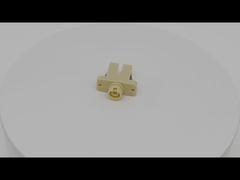 OEM Ceramic Sleeve SC To FC Simplex Hybrid Fiber Adapter Single Mode